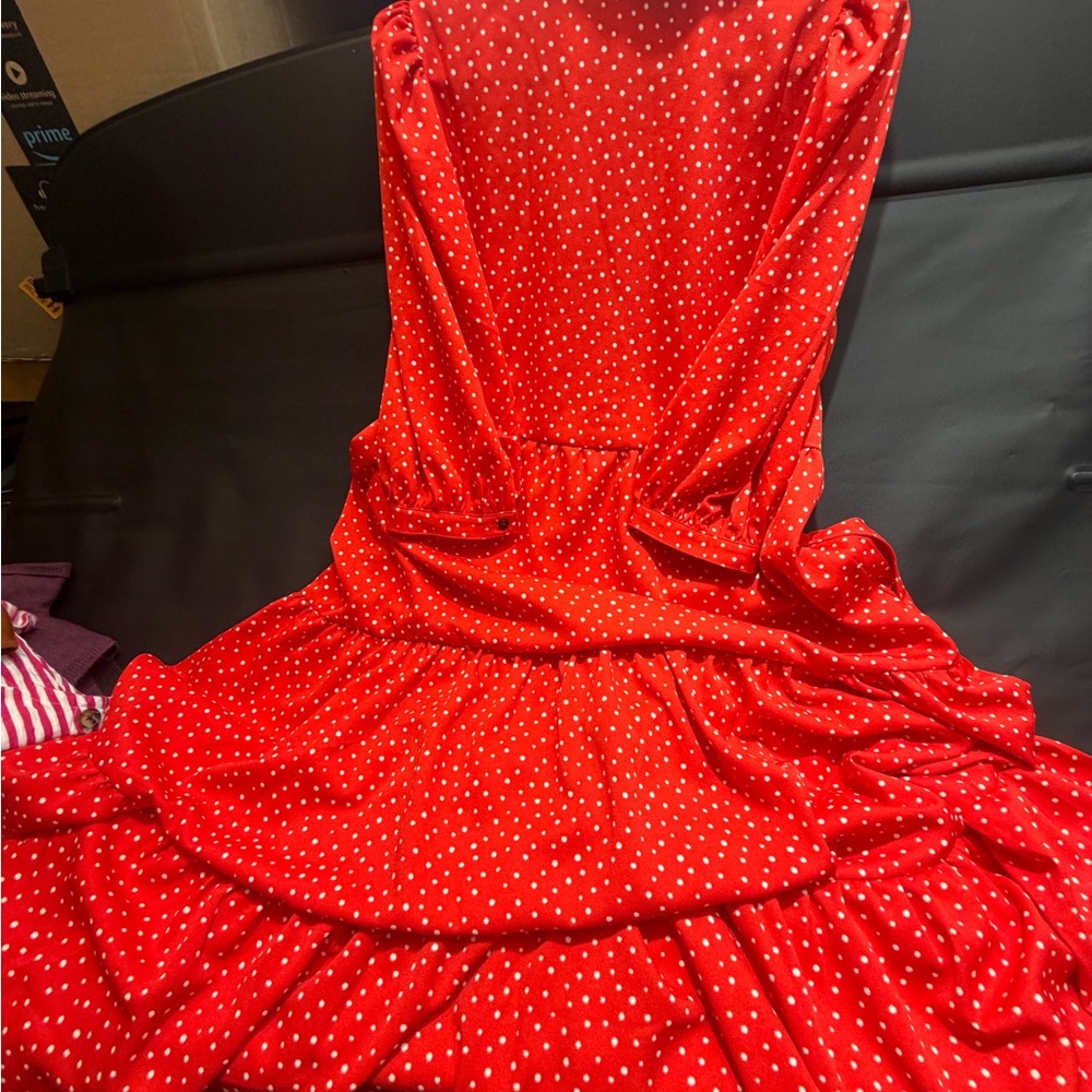 Levi's Red Polka Dot Blouse